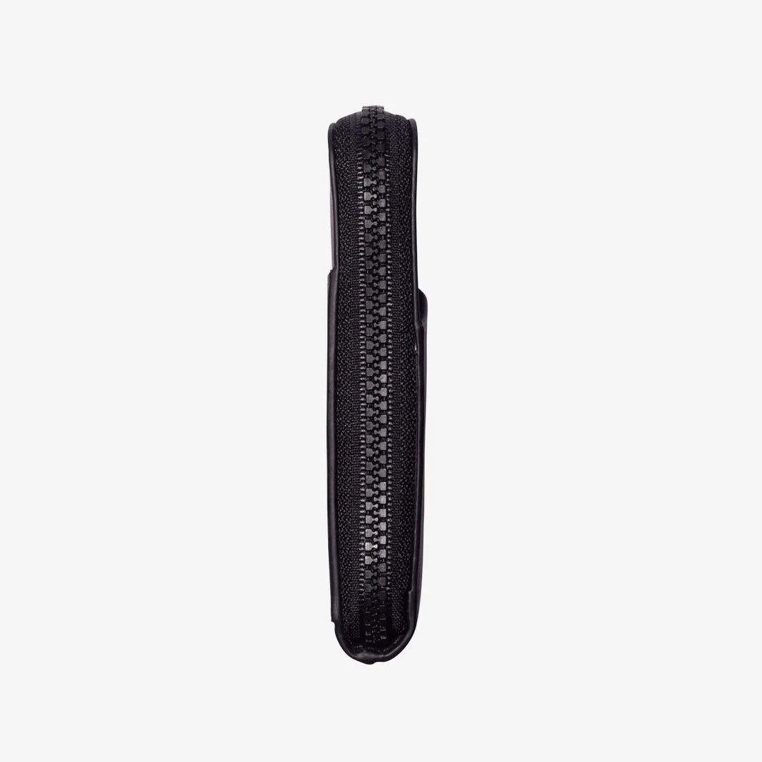 Black Zipper Wallet
