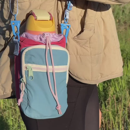 Black - Water Bottle Sling Bag
