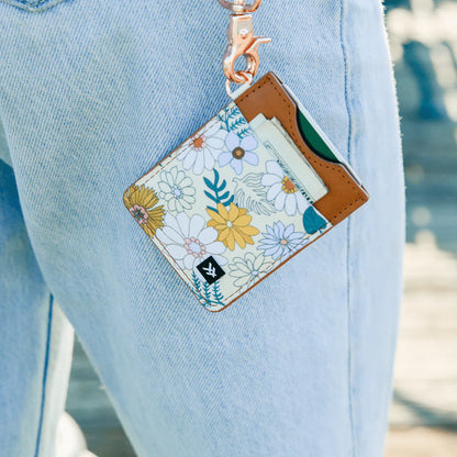 Blossom - Vertical Leather Wallet